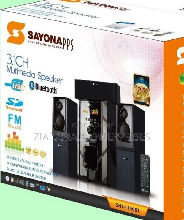 3.1ch Sound – Sayona SHT 1130bt 15,000w Subwoofer System