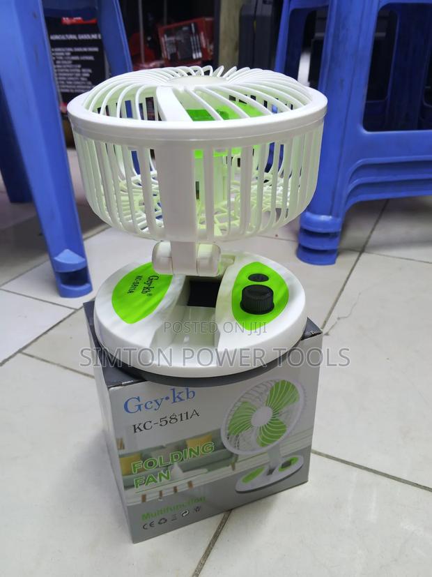 Portable Folding Fan With Light - main view