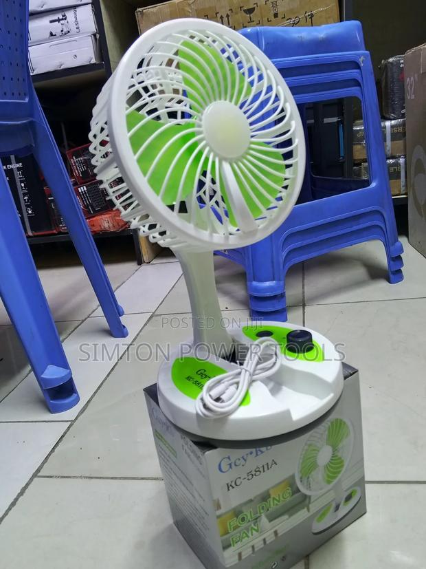 Rechargeable Folding Hand Fan - main view