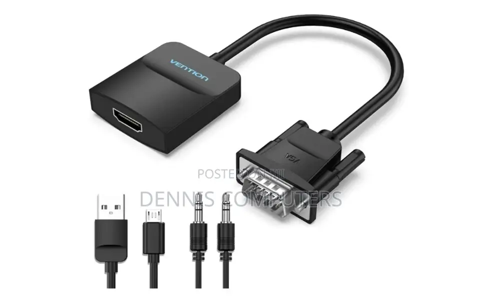Vention Vga to Hdmi Converter (With Female Micro Usb Audio Port) 0.1