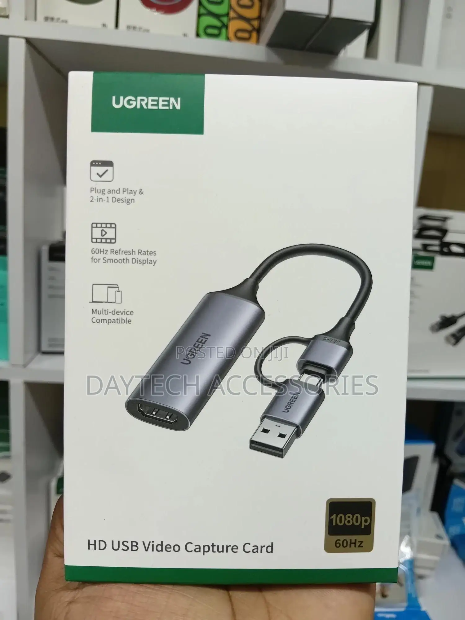 Ugreen Hd Usb Type-C 1080p 60hz Video Capture Card – Cm716 – 25854
