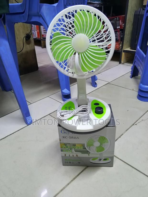 2-in-1 Folding Fan With Built-in Led Light - main view