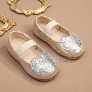 Girls' Doll Shoes. Gold/Silver Colour. Sizes 24-29. Delivery Available