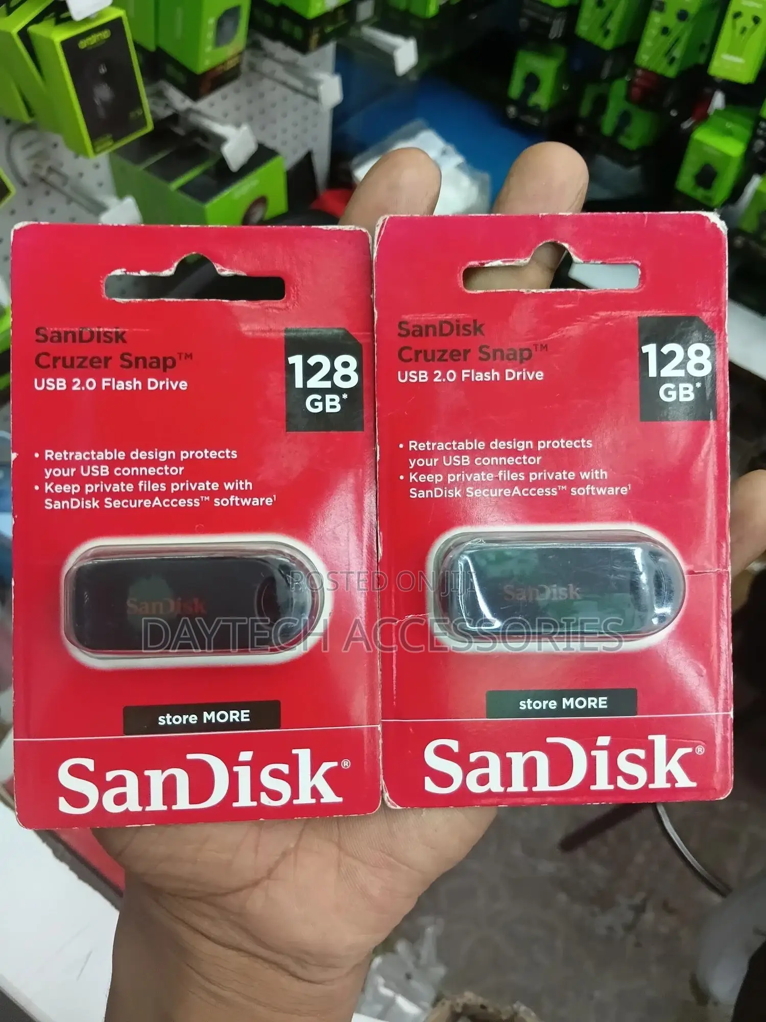 Sandisk Cruzer Snap 128gb Usb 2.0 Flash Drive.