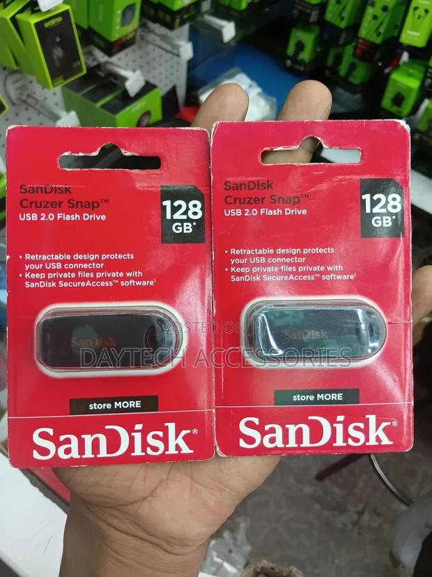 Sandisk Cruzer Snap 128gb Usb 2.0 Flash Drive. - thumbnail 2