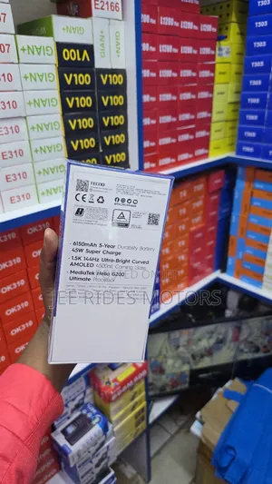 New Tecno Camon 50 256 GB Black