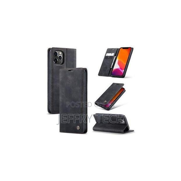 Zaxch iPhone 14 Pro Max Caseme Leather Flip Case With Magnetic Closure - main view