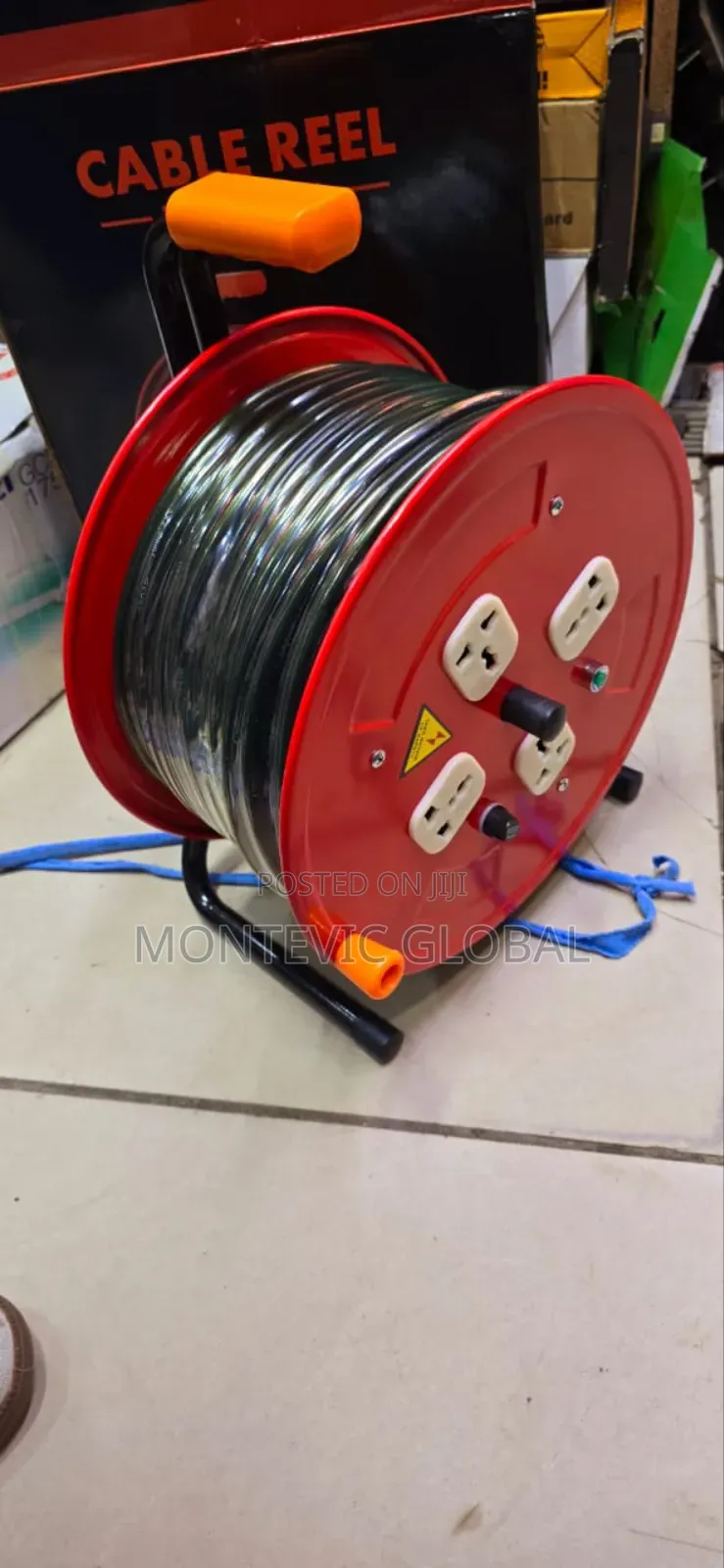 2.5mm 50m Extension Cable Reeel 3 Core