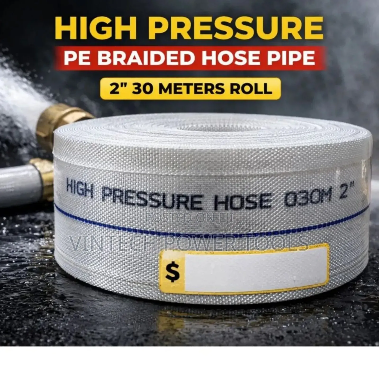 High Pressure Braided Hose Pipe 2"* 30 M/ Delivery Pipe 2" *30 M