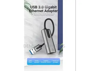 Vention Usb 3.0 to Gigabit Ethernet Adapter Gray 0.15m Aluminum Alloy