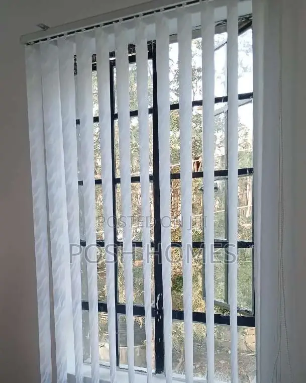 Track Mounted Vertical Window Blinds