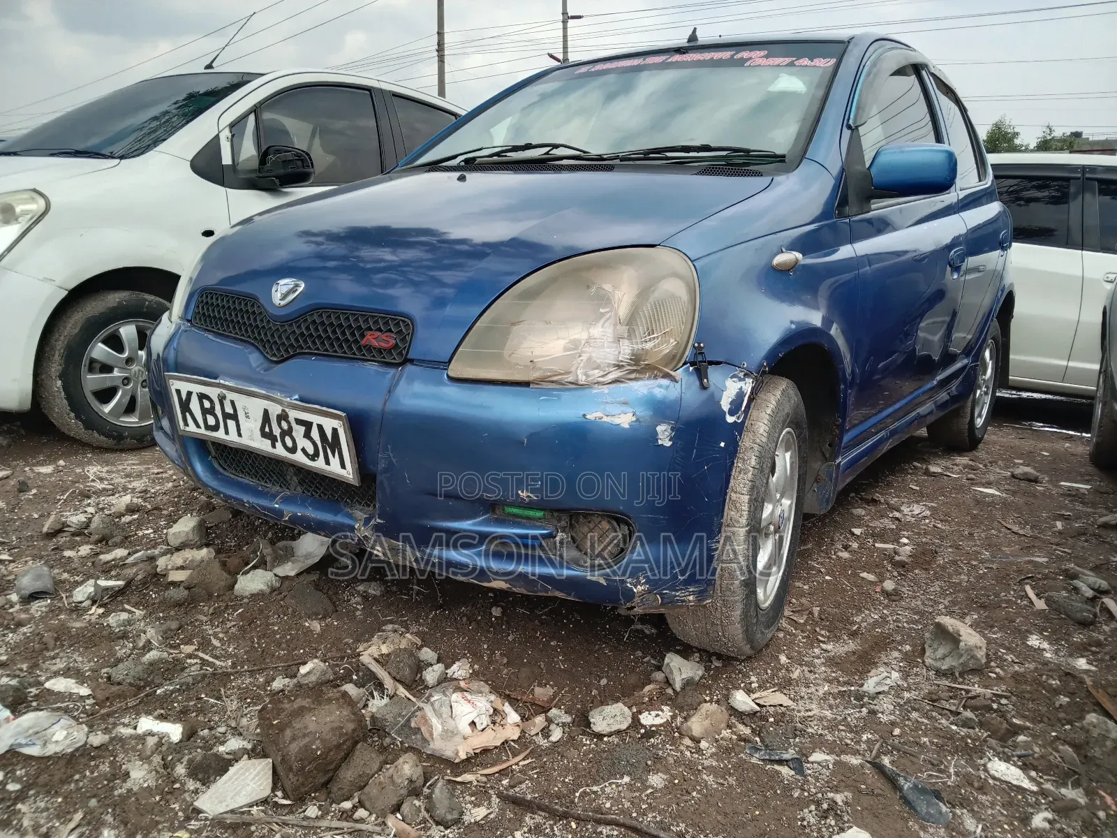 Toyota Vitz 2002 Blue