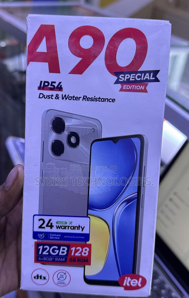 New Itel A90 128 GB Black - thumbnail 5