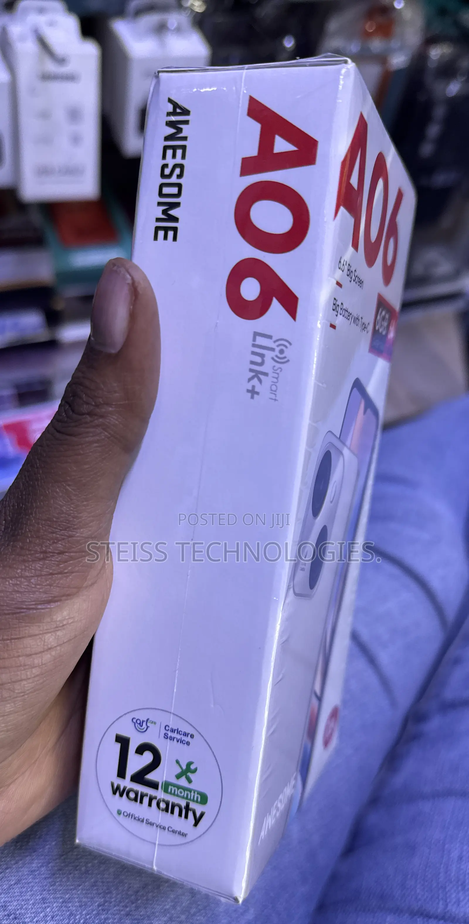 New Itel A06 64 GB Black