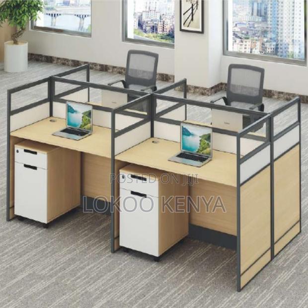 Office Workstation ; 4-Person Simple Workstation - thumbnail 5