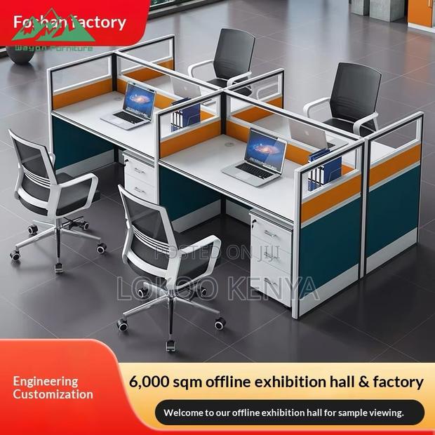 Office Workstation ; 4-Person Simple Workstation - thumbnail 6