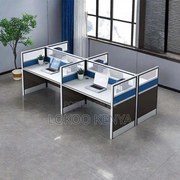 Office Workstation ; 4-Person Simple Workstation - thumbnail 11