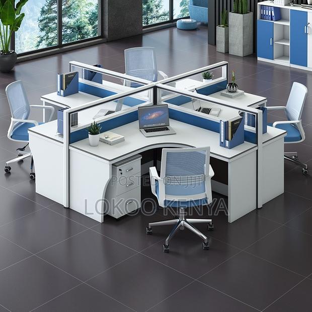 Office Workstation ; 4-Person Simple Workstation - thumbnail 14