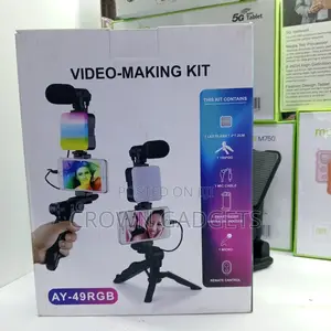 Professional Smartphone Vlogging Kit With Led Light
