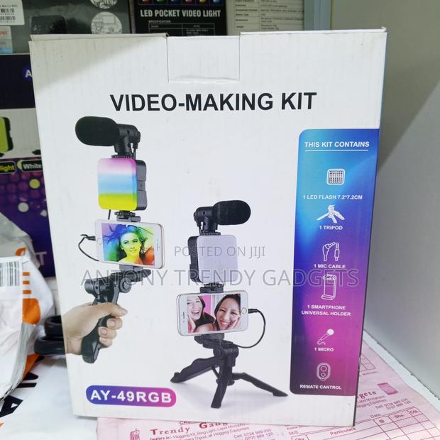 Ay-49rgb Video Making Kit, Video Making Kit Vlogging Kit For Phone - main view