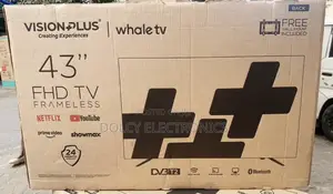 Vision Plus 43′′ Fhd Frameless Whale Tv Smart Tv