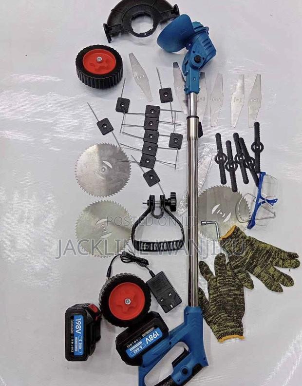 198v Cordless Brush Cutter With All Accessories/ Cordless Brush Cutter