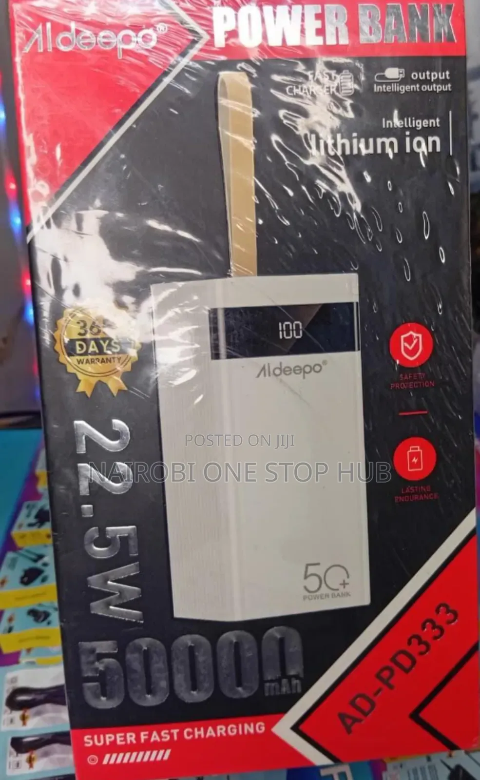 *Aldeepo Power Bank 22.5w* *Ad-Pd333 50000mah