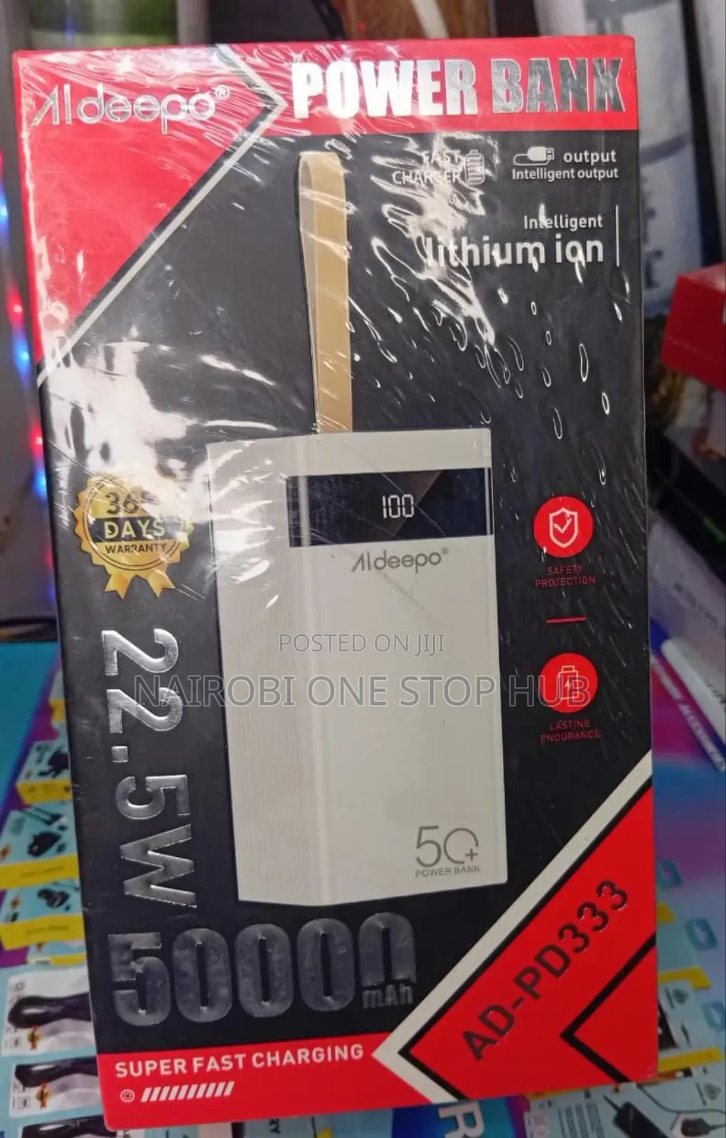 *Aldeepo Power Bank 22.5w* *Ad-Pd333 50000mah