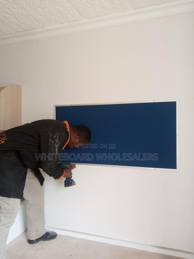 Blue Pin Board 6ft X 4ft for Admin Office - main view