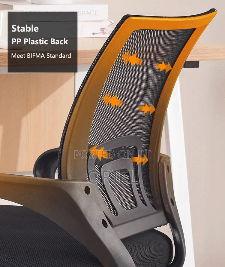 Office Chairs; Mesh Back Task Chair for Clerical Work