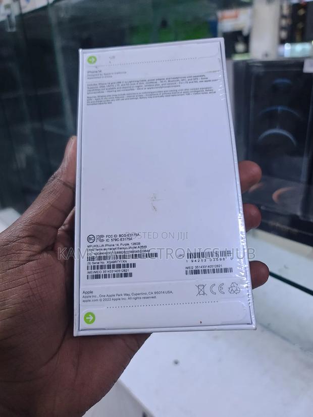 New Apple iPhone 14 128 GB Purple - thumbnail 2