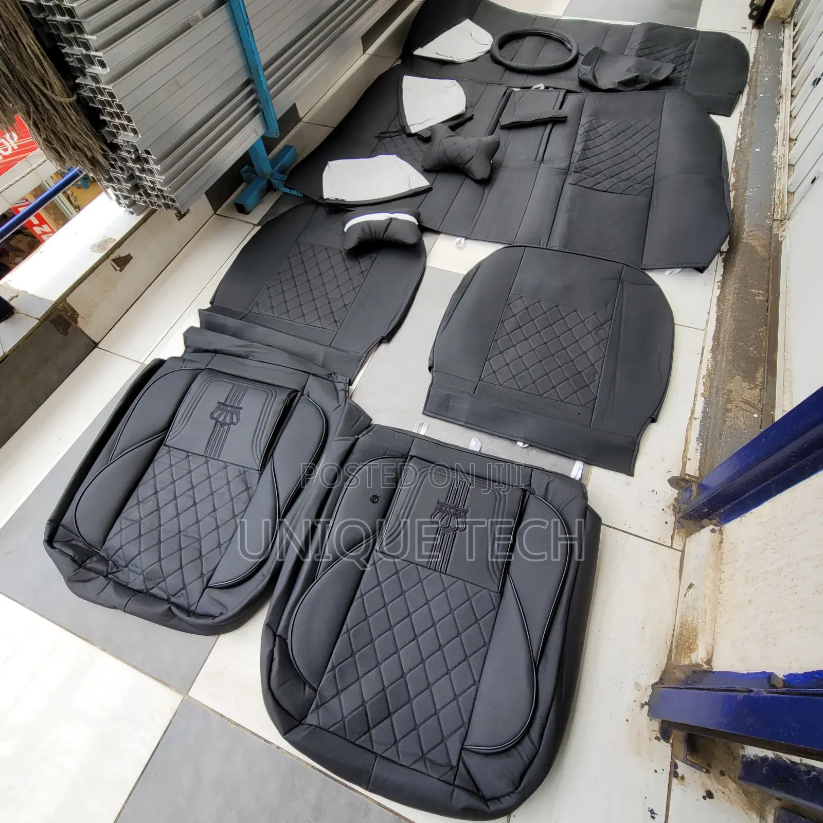 5 Seater Leather Seat Covers-universal Fit