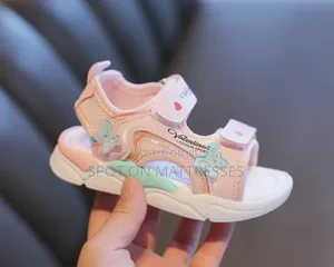 Girls' Butterfly Open Shoes. Sizes 23-31. Delivery Services Available