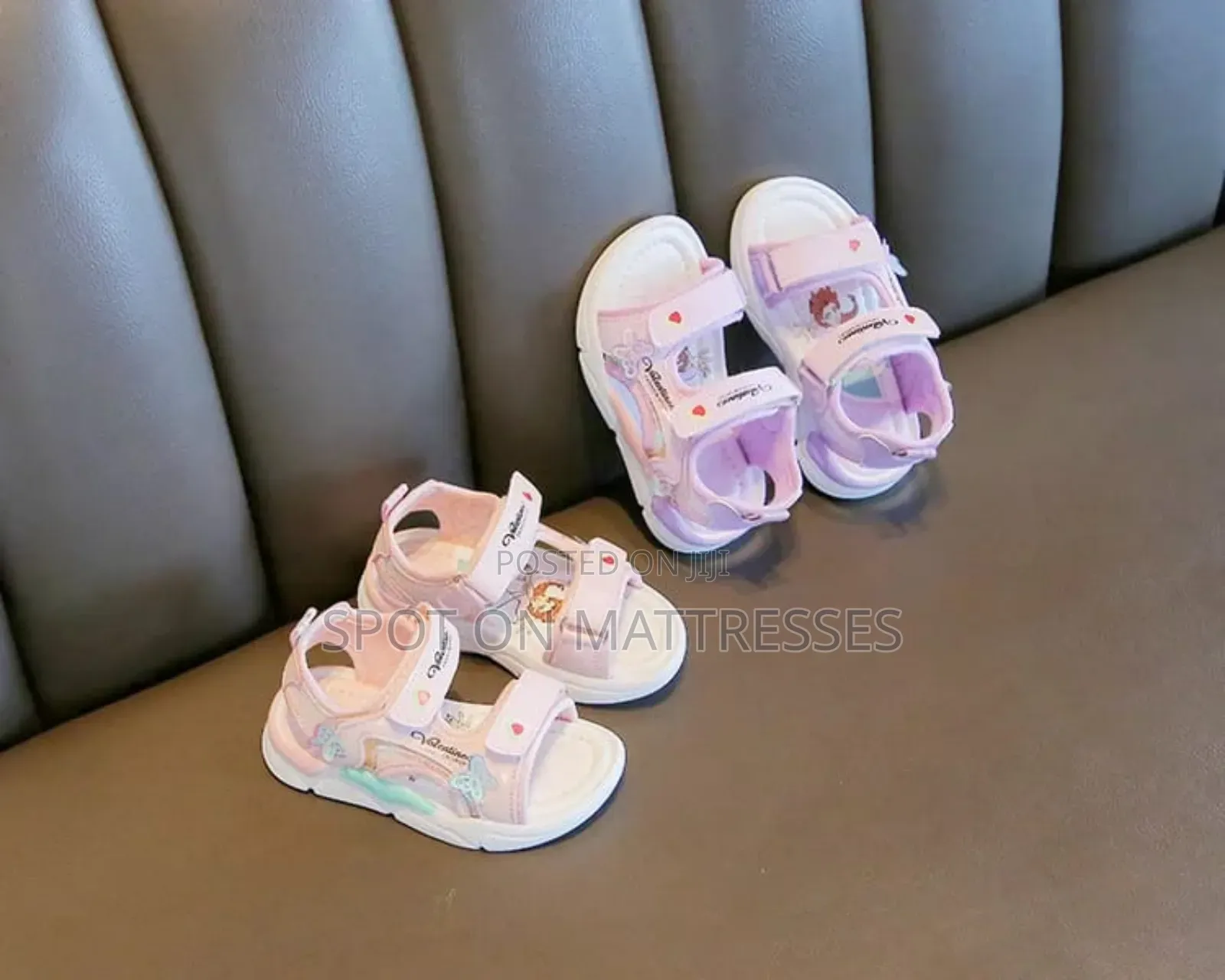 Girls' Butterfly Open Shoes. Sizes 23-31. Delivery Services Available