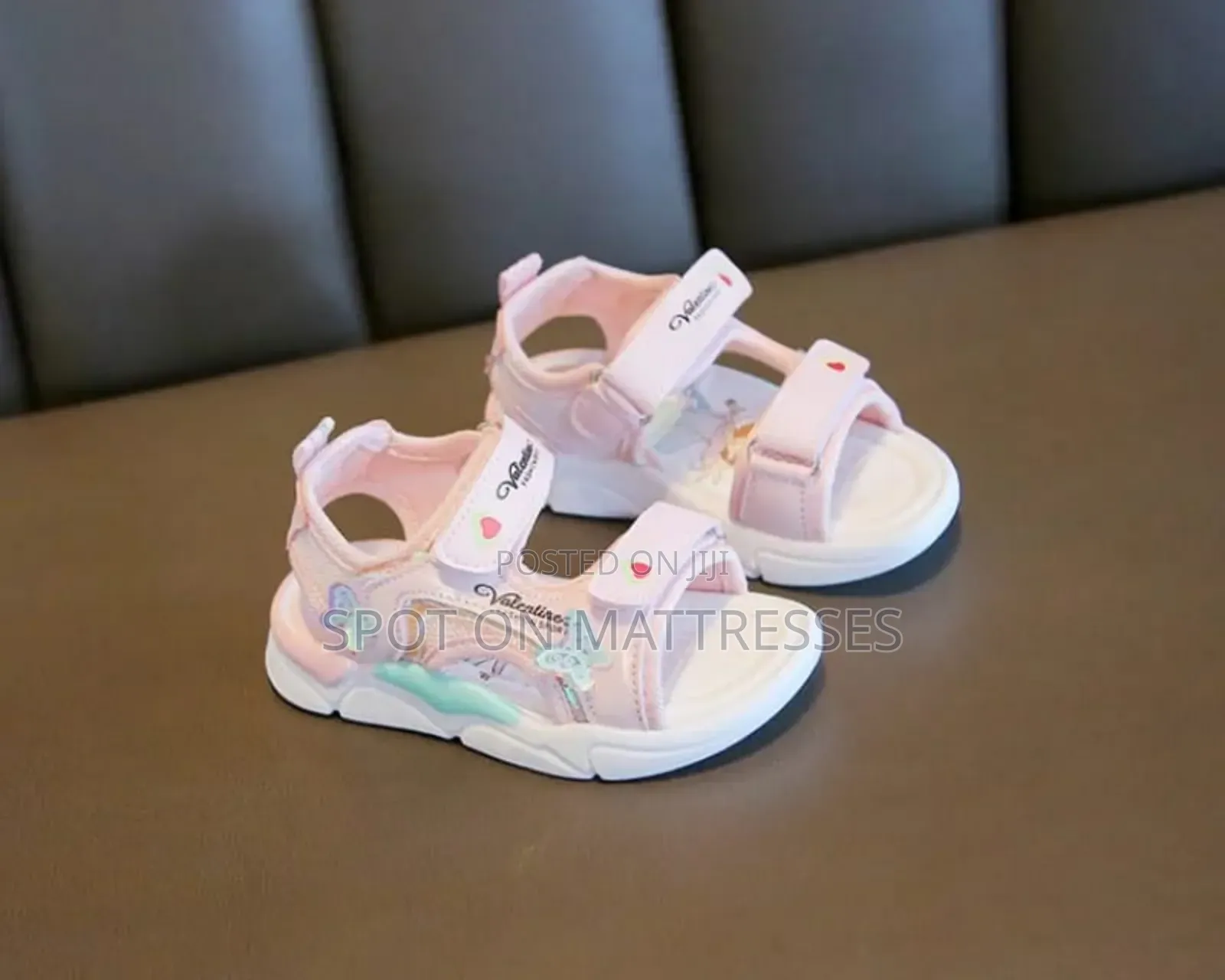 Girls' Butterfly Open Shoes. Sizes 23-31. Delivery Services Available
