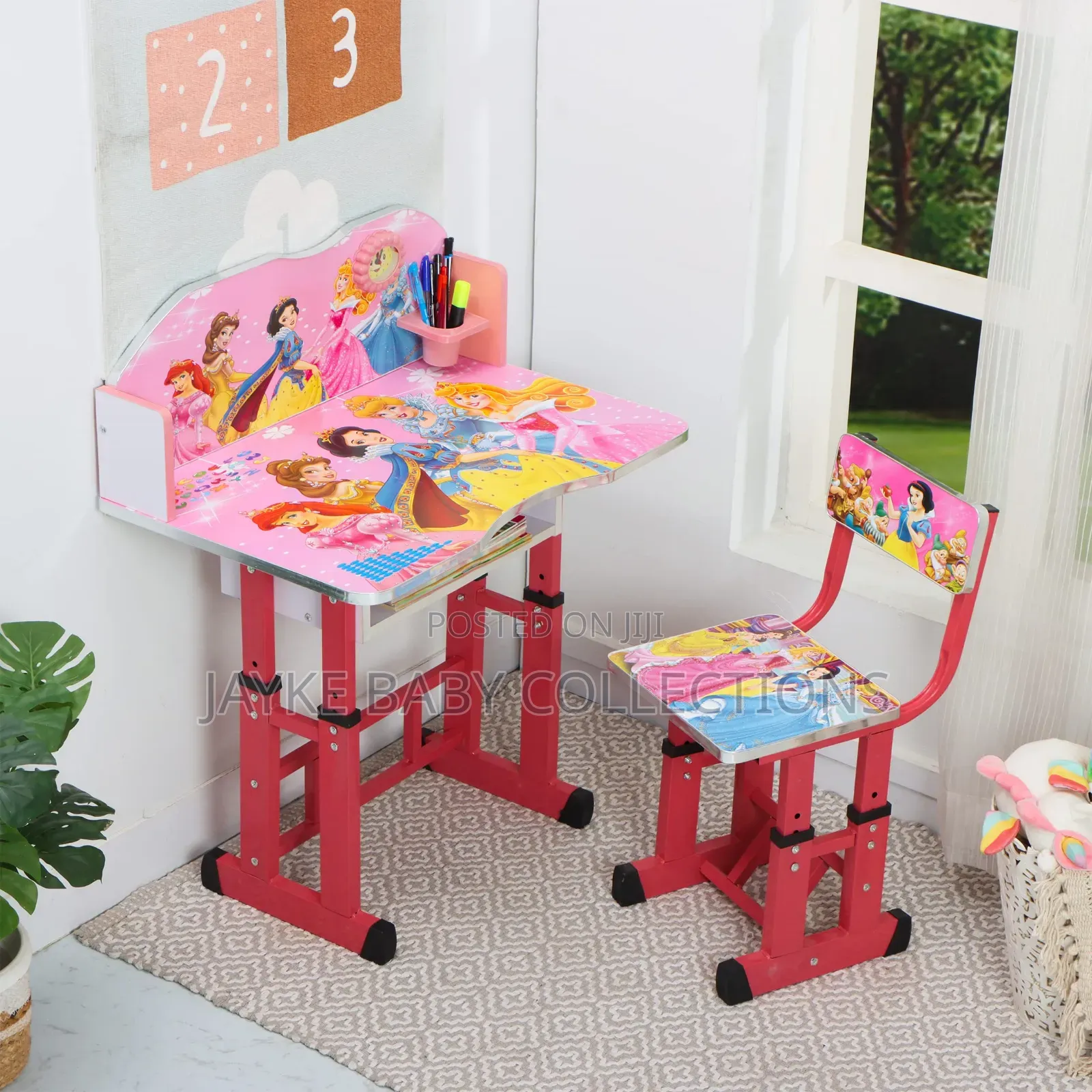 Adjustable Kids Study Desk Chair | Ergonomic Learning for 3-12 Yrs