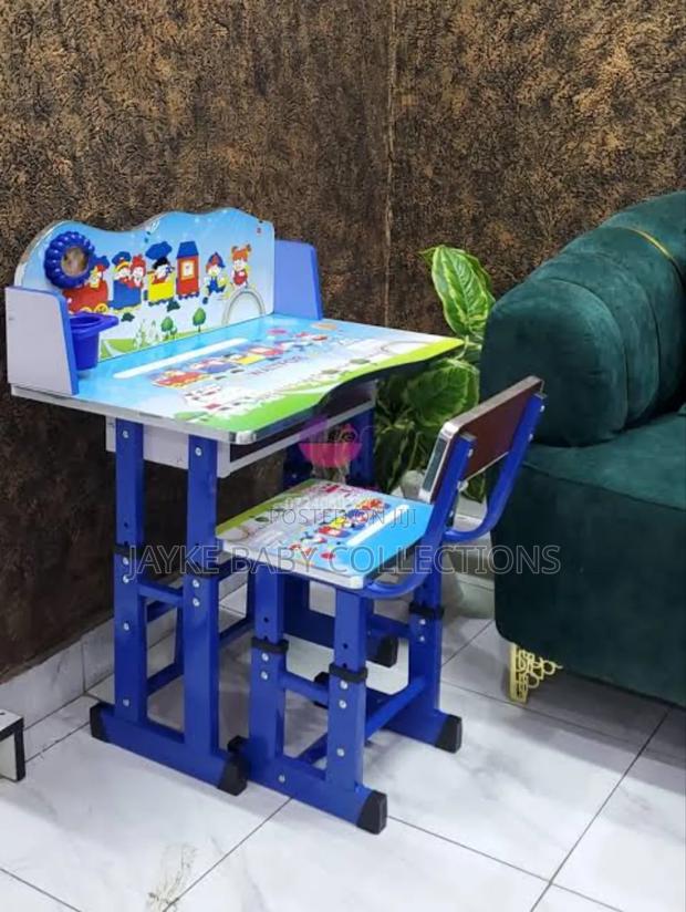 Adjustable Kids Study Desk Chair | Ergonomic Learning for 3-12 Yrs - main view