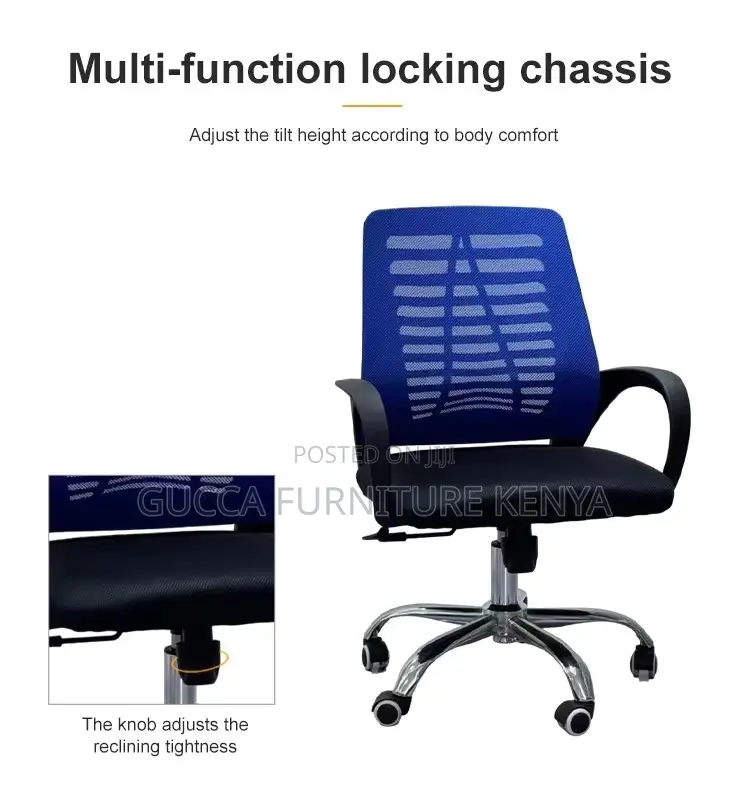 Ergonomic Mid-back Mesh Computer Chair