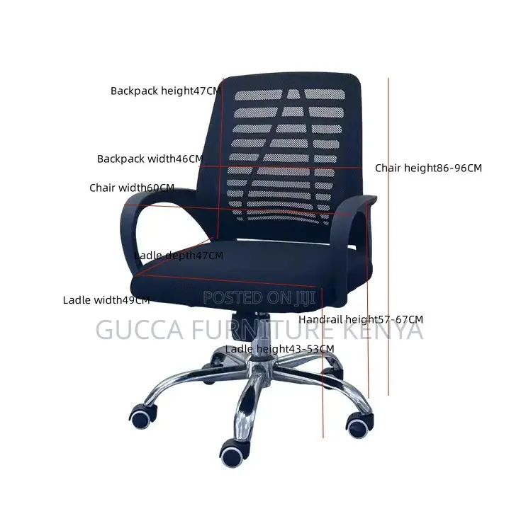 Ergonomic Mid-back Mesh Computer Chair