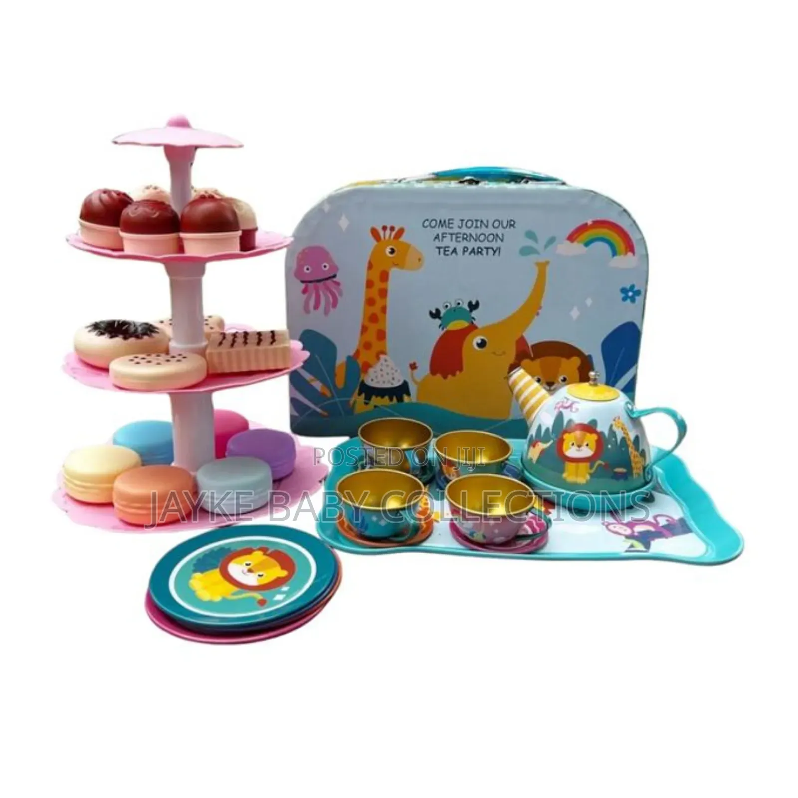 Tea Party Fun? Kids Safari Tea Set Dessert Kit