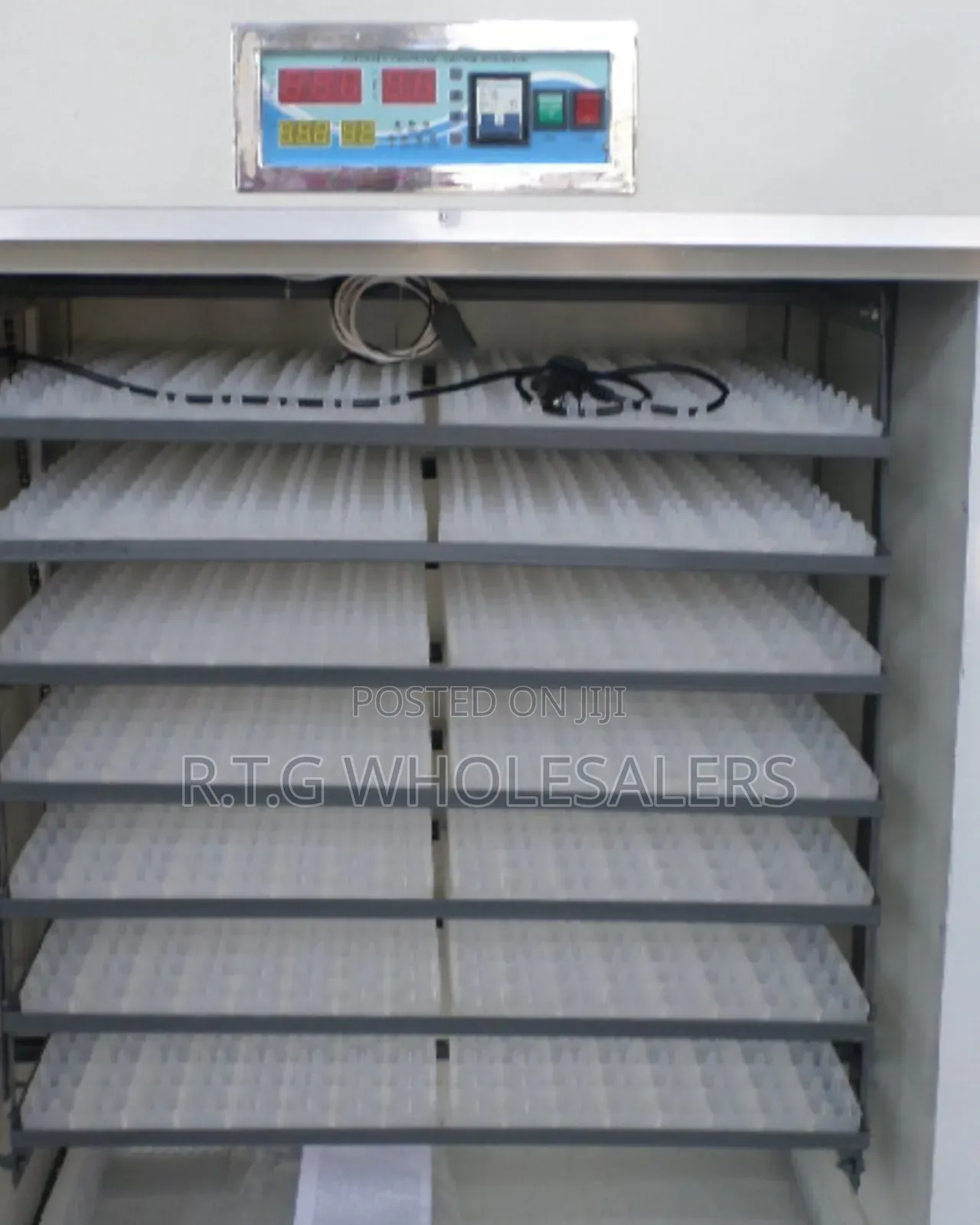 Large 192-Egg Automatic Incubator With Smart Controls