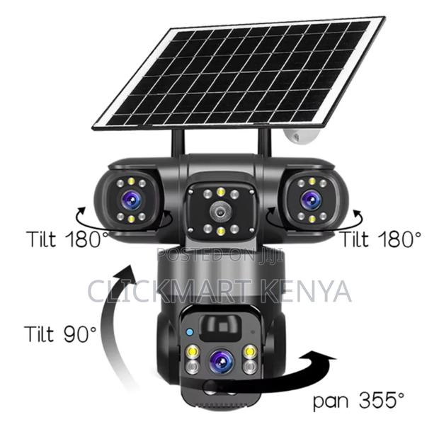 Solar 4g CCTV Camera 3 Lens - thumbnail 4