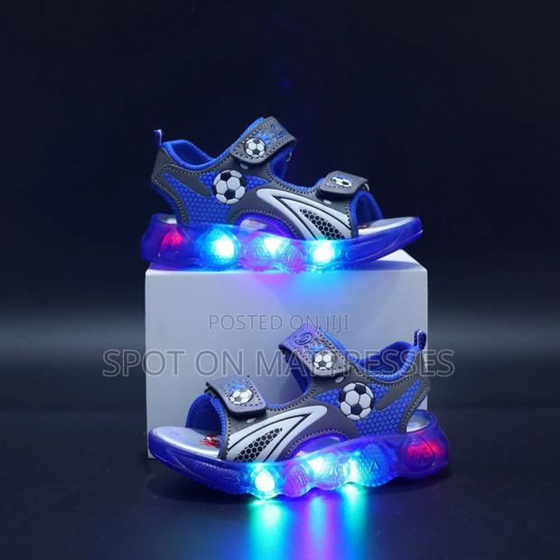 Boys Led Open Shoes. Sizes 21-30. Delivery Services Available. - thumbnail 3