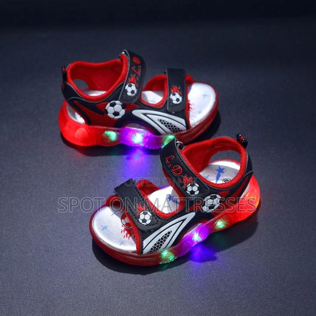 Boys Led Open Shoes. Sizes 21-30. Delivery Services Available. - thumbnail 5