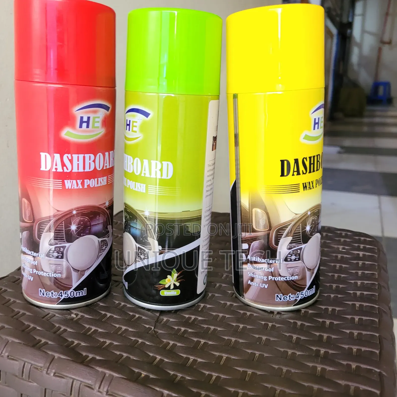 He Interior Dashboard Shine Polish