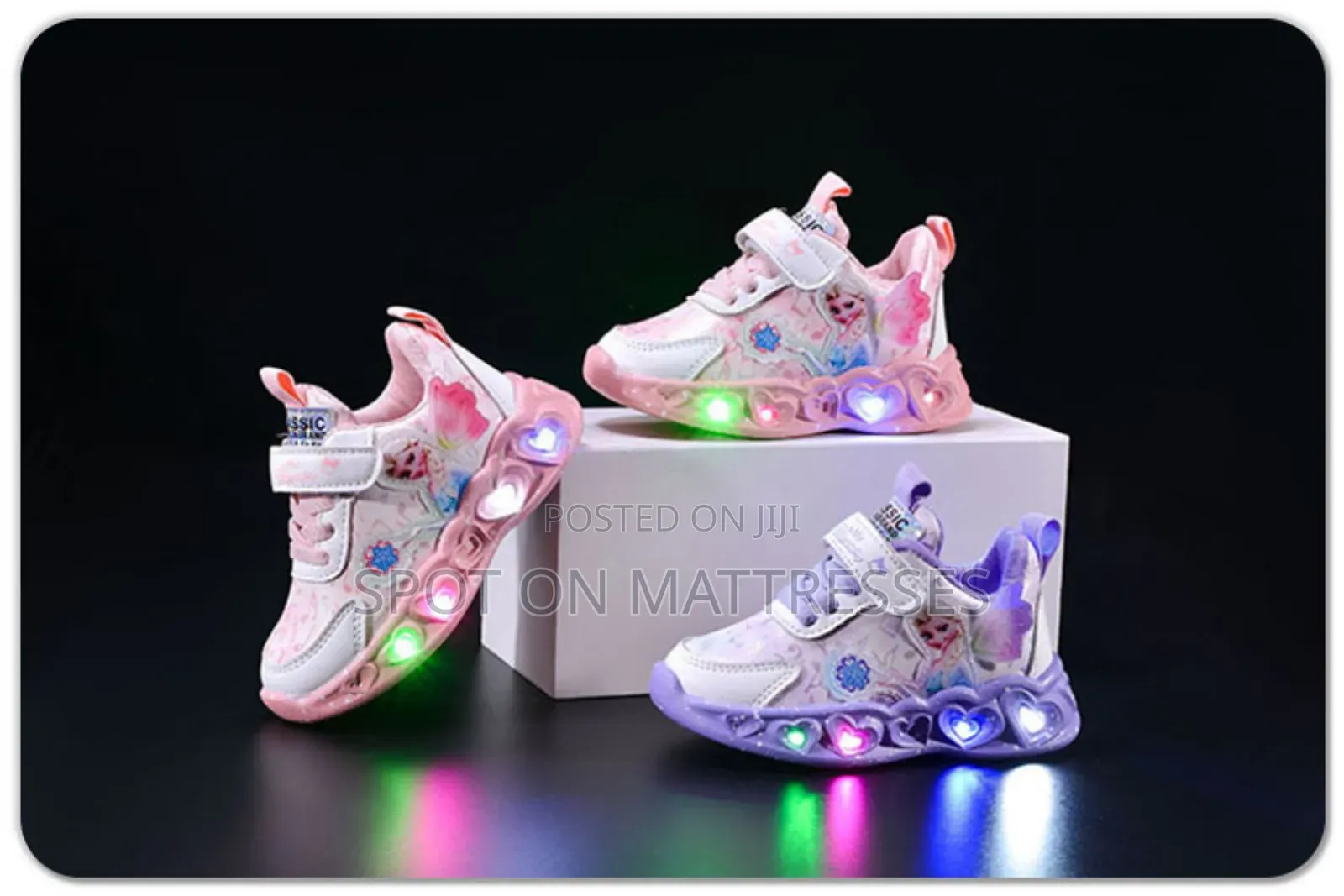 Kids' Elsa Led Shoes. Sizes 21-29. Delivery Services Available.