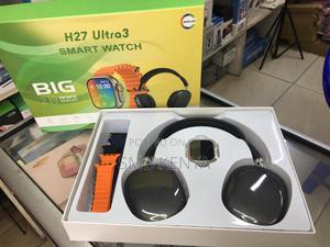 Ultra 3 Smart Watch With Bluetooth Headphones - thumbnail 2