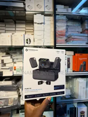 Powerology Pure Q1 Microphone With Ai Noise Cancellation Auto Pairing