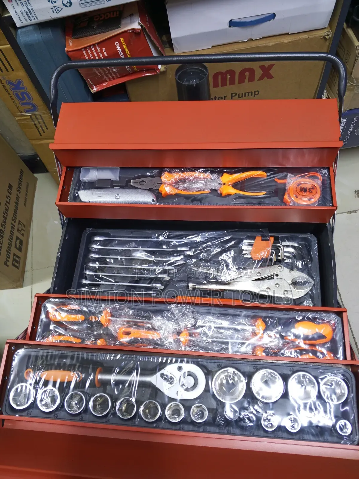 85pcs Complete Tools Set With Metal Box