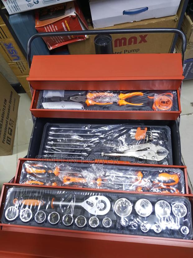 85pcs Complete Tools Set With Metal Box - thumbnail 2